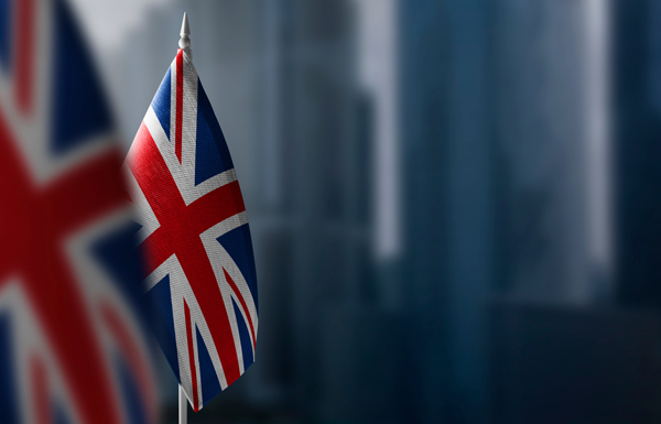 British flag displayed in an urban setting symbolizing national pride and identity with a focus on design and colors for two different flags