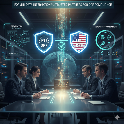 How the EU-US Data Privacy Framework Impacts Data Mapping and Vendor Risk DPF Decoded: Impact on Data Mapping & Vendor Risk
The EU-US Data Privacy Framework (DPF) creates a new path for legally transferring personal data from the EU to certified US organizations, replacing the need for SCCs in those specific cases.