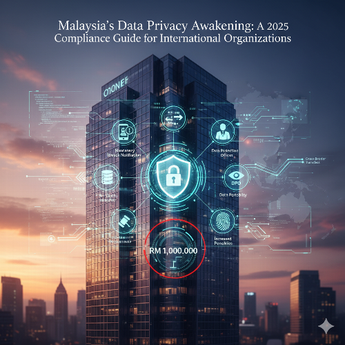 Malaysia’s Data Privacy Awakening: A 2025 Compliance Guide for International Organizations Following the full implementation of the PDPA Amendment Act 2024 in June 2025, Malaysia has aligned itself with global data protection standards. For international organizations operating in Kuala Lumpur or processing Malaysian data offshore, the regulatory risk profile has shifted significantly.